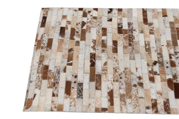 2' x 3' Cowhide Leather Rug