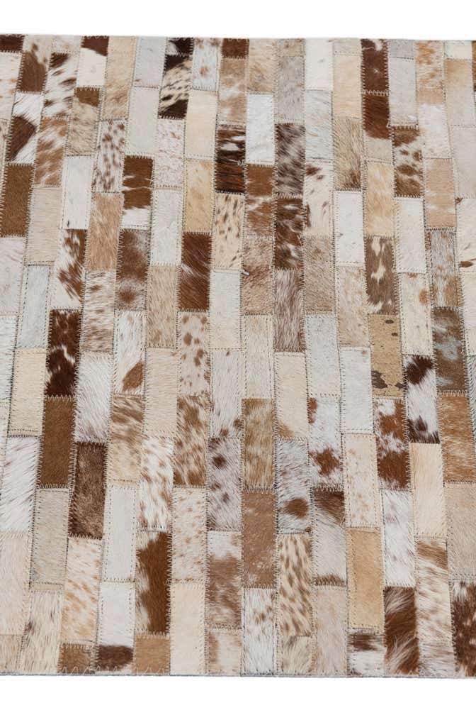 2' x 3' Cowhide Leather Rug