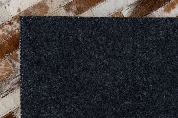 2' x 3' Cowhide Leather Rug