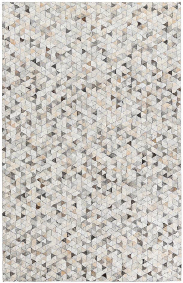 Detail image of 5' 1 x 8' Cowhide Leather Rug