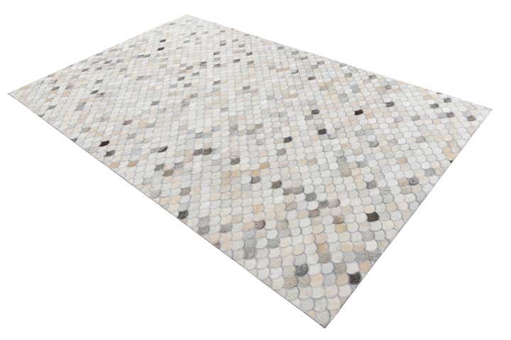 5' x 8' Cowhide Leather Rug