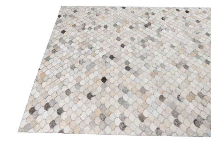 5' x 8' Cowhide Leather Rug