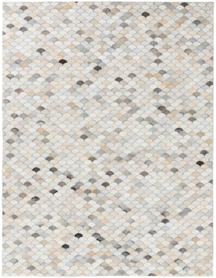 Detail image of 5' x 8' Cowhide Leather Rug