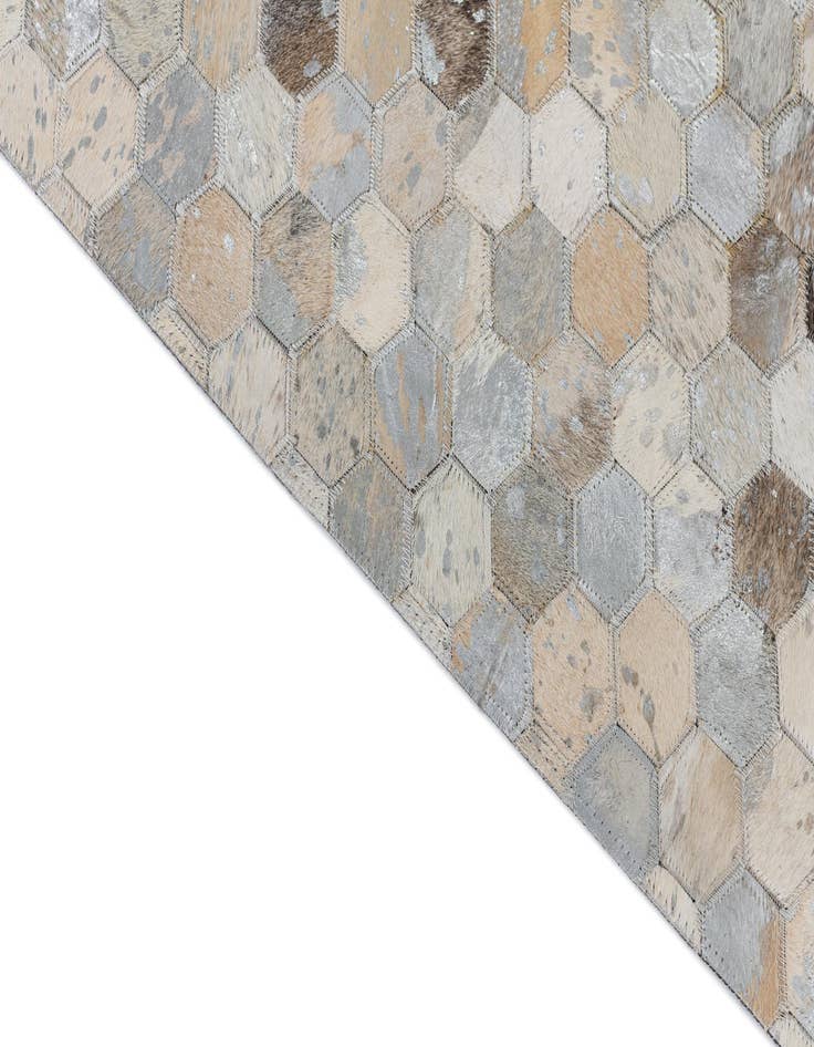 Detail image of 5' x 8' 1 Cowhide Leather Rug