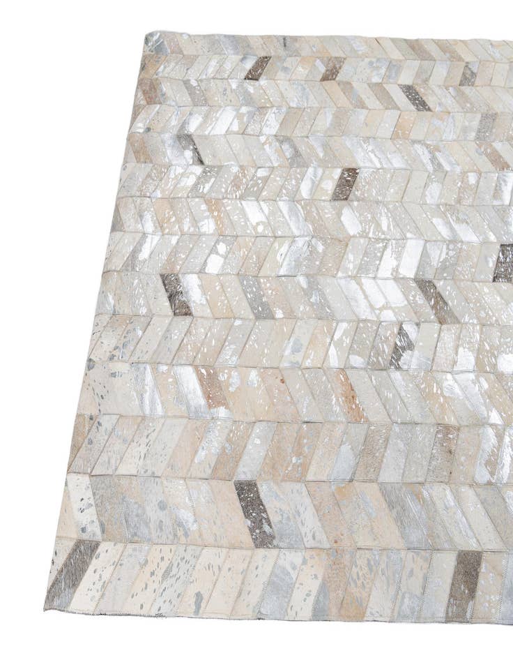 Detail image of 5' x 8' Cowhide Leather Rug