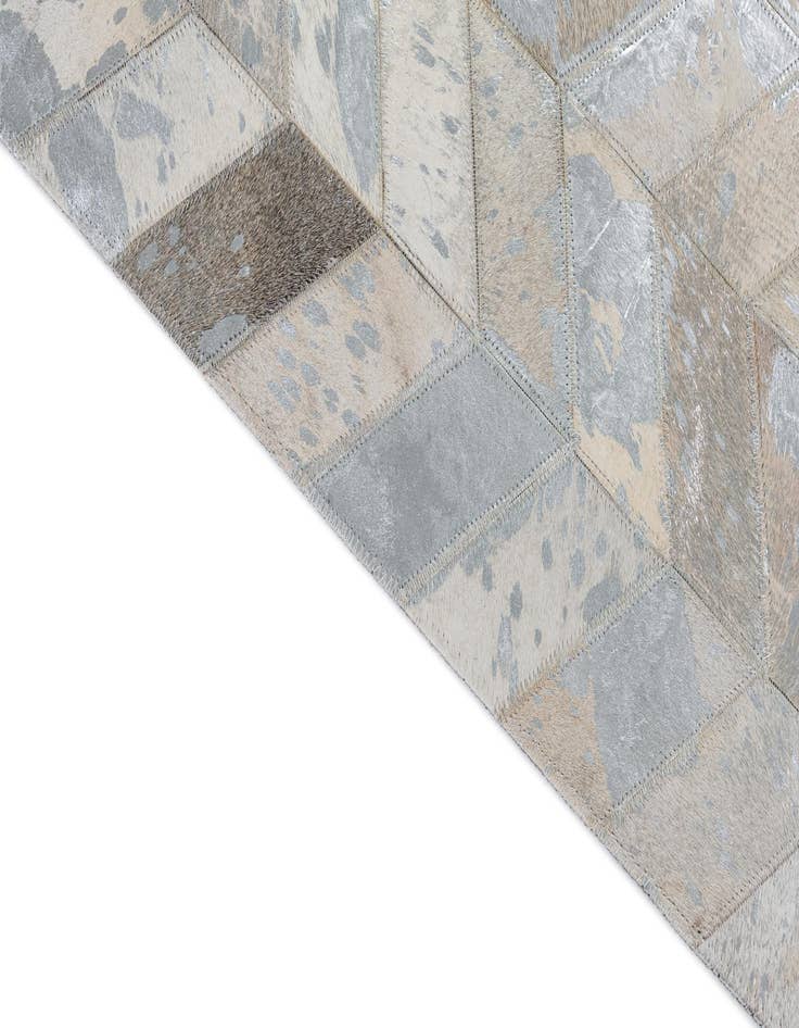 Detail image of 5' x 8' Cowhide Leather Rug