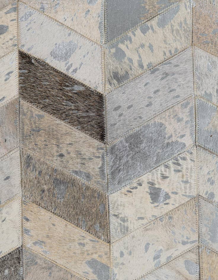 Detail image of 5' x 8' Cowhide Leather Rug