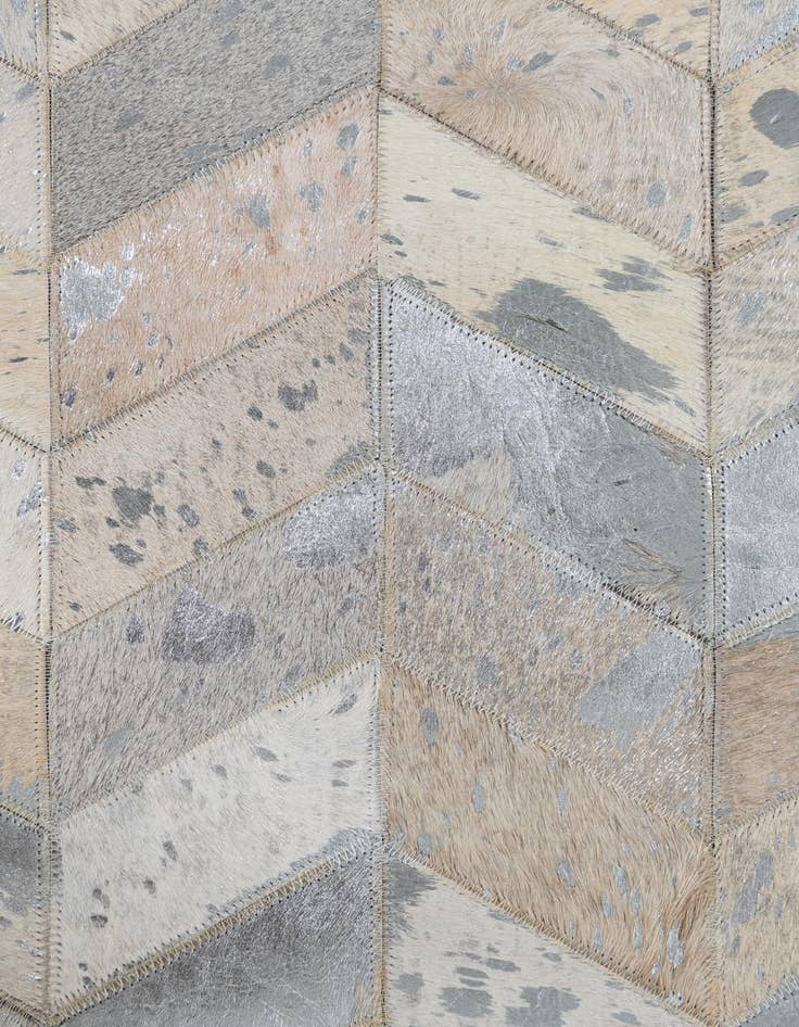 Detail image of 5' x 8' Cowhide Leather Rug