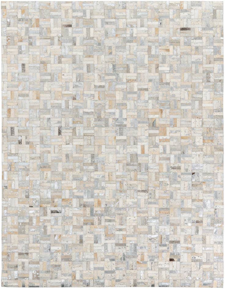 Detail image of 5' 1 x 7' 10 Cowhide Leather Rug