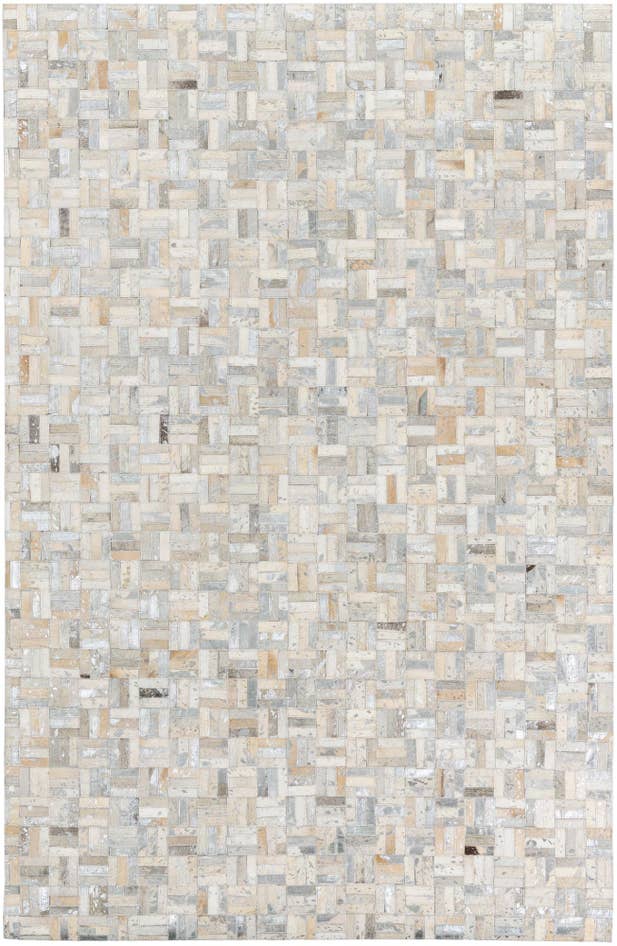 Detail image of 5' 1 x 7' 10 Cowhide Leather Rug