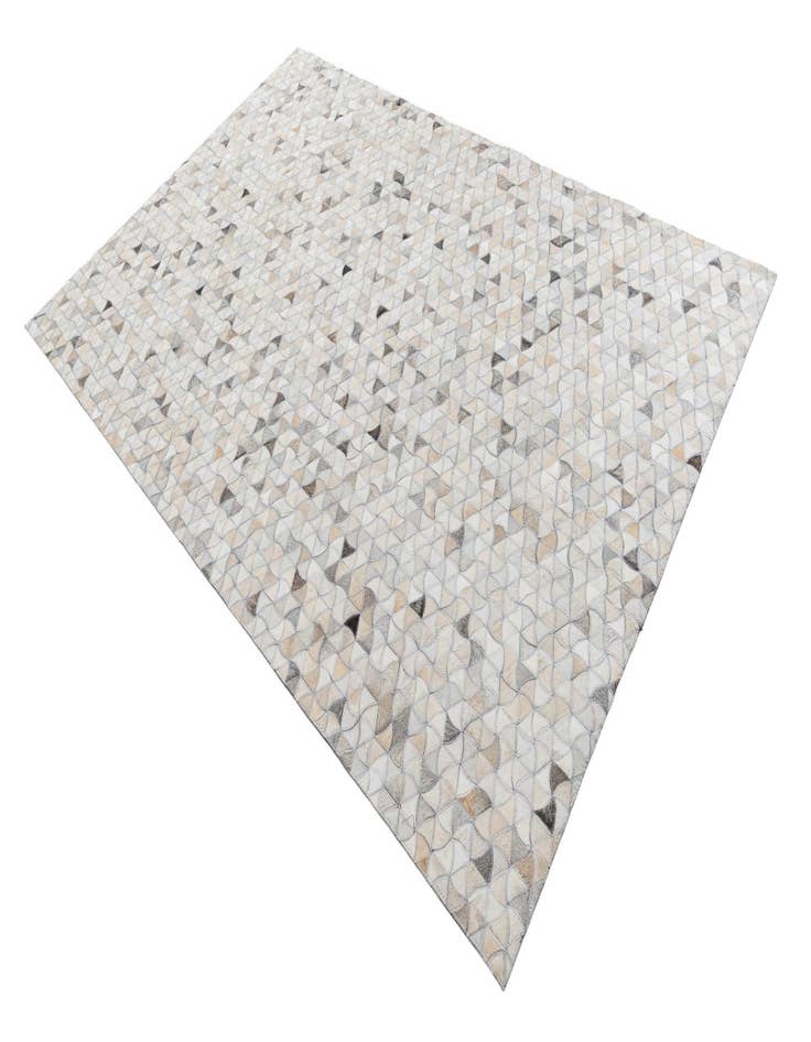 Detail image of 5' 2 x 8' Cowhide Leather Rug