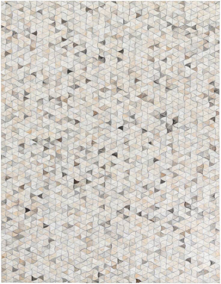 Detail image of 5' 2 x 8' Cowhide Leather Rug