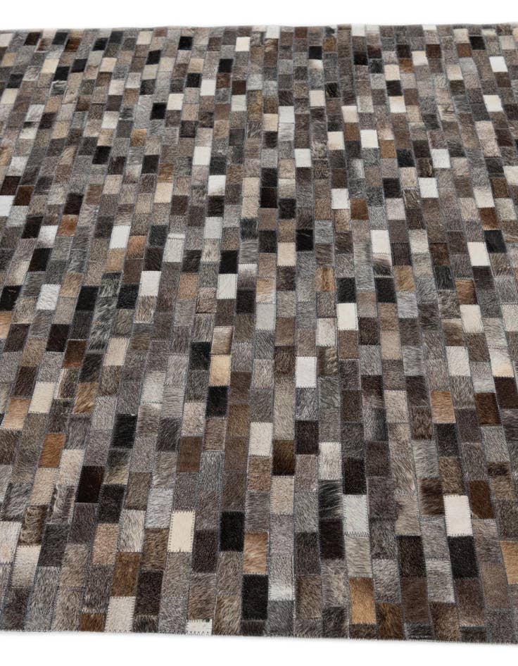 Detail image of 5' x 8' Cowhide Leather Rug