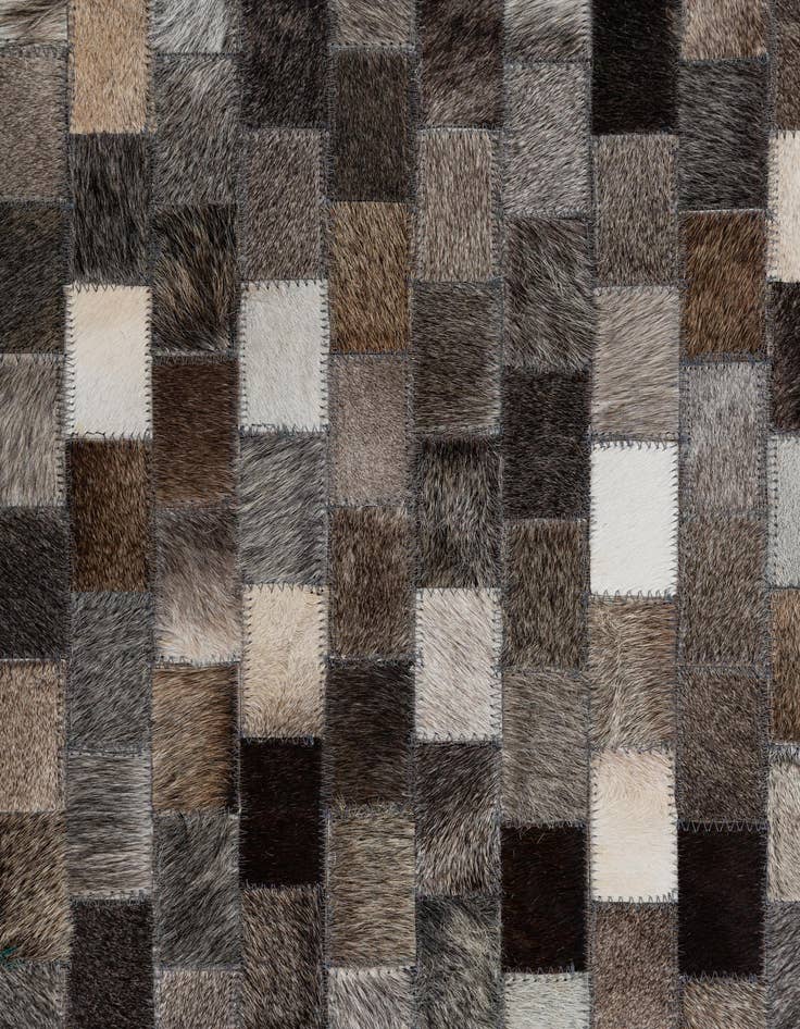 Detail image of 5' x 8' Cowhide Leather Rug