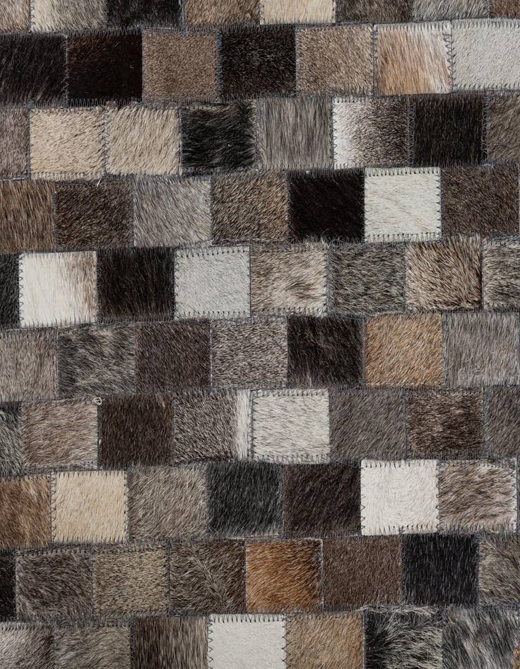 Detail image of 5' x 8' Cowhide Leather Rug