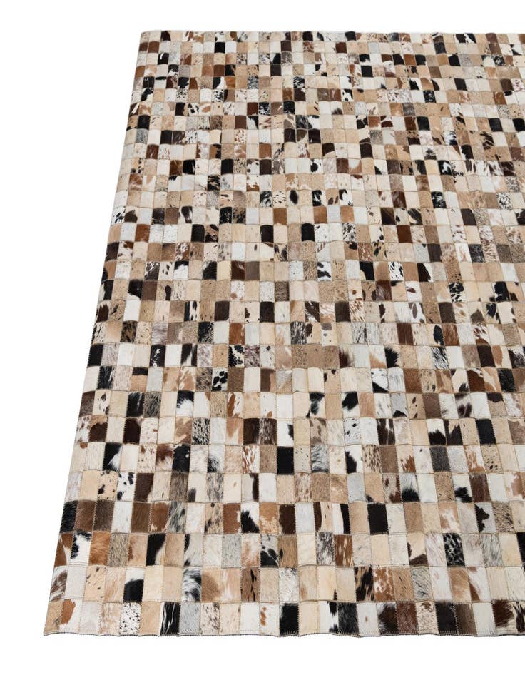 Detail image of 5' x 8' Cowhide Leather Rug