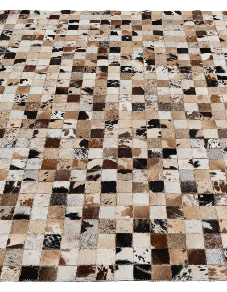 Detail image of 5' x 8' Cowhide Leather Rug