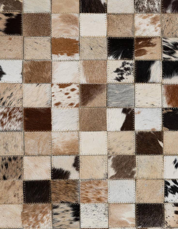 Detail image of 5' x 8' Cowhide Leather Rug