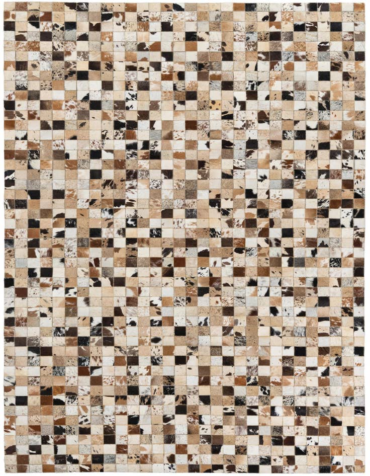 Detail image of 5' x 8' Cowhide Leather Rug
