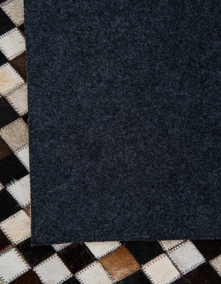 Detail image of 5' 1 x 8' 1 Cowhide Leather Rug