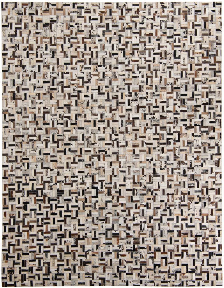 Detail image of 8' x 10' 1 Cowhide Leather Rug