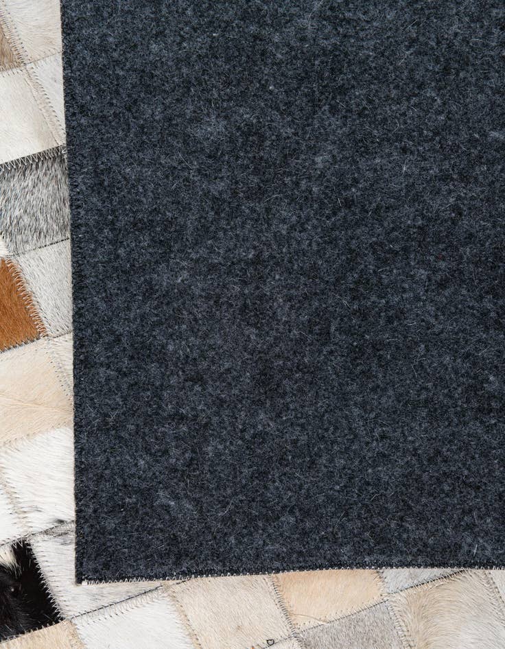 Detail image of 8' 2 x 10' 1 Cowhide Leather Rug