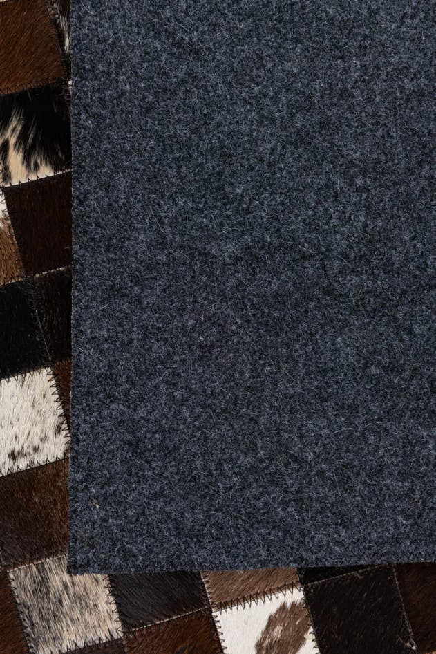 Detail image of 8' 1 x 10' Cowhide Leather Rug