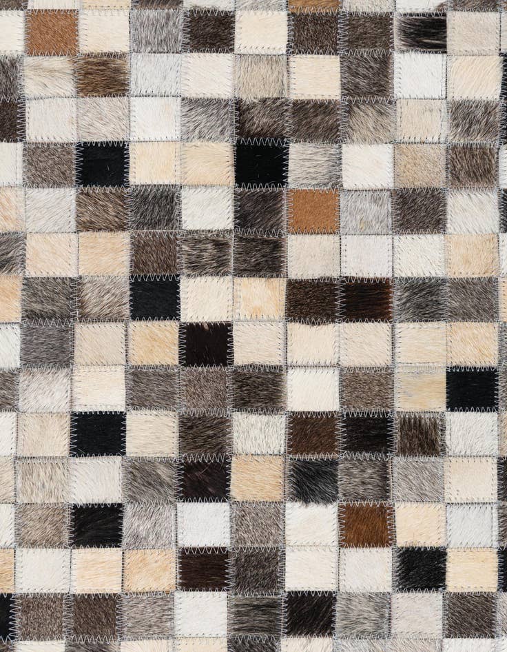 Detail image of 8' x 10' Cowhide Leather Rug