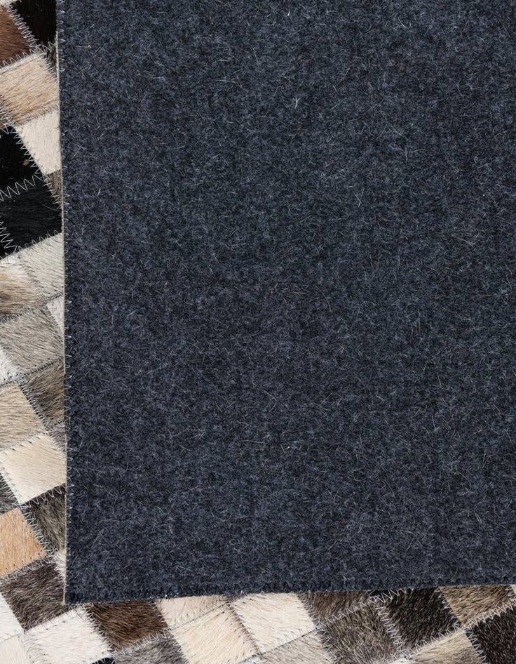 Detail image of 8' x 10' Cowhide Leather Rug