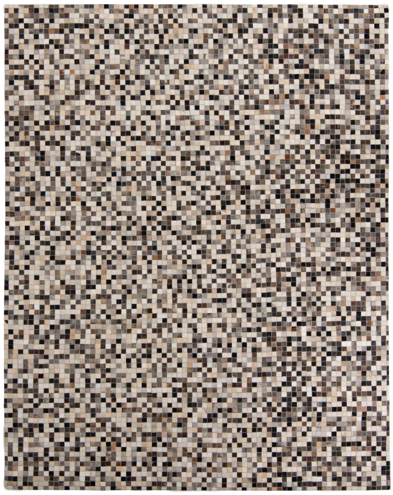 8' x 10' Cowhide Leather Rug
