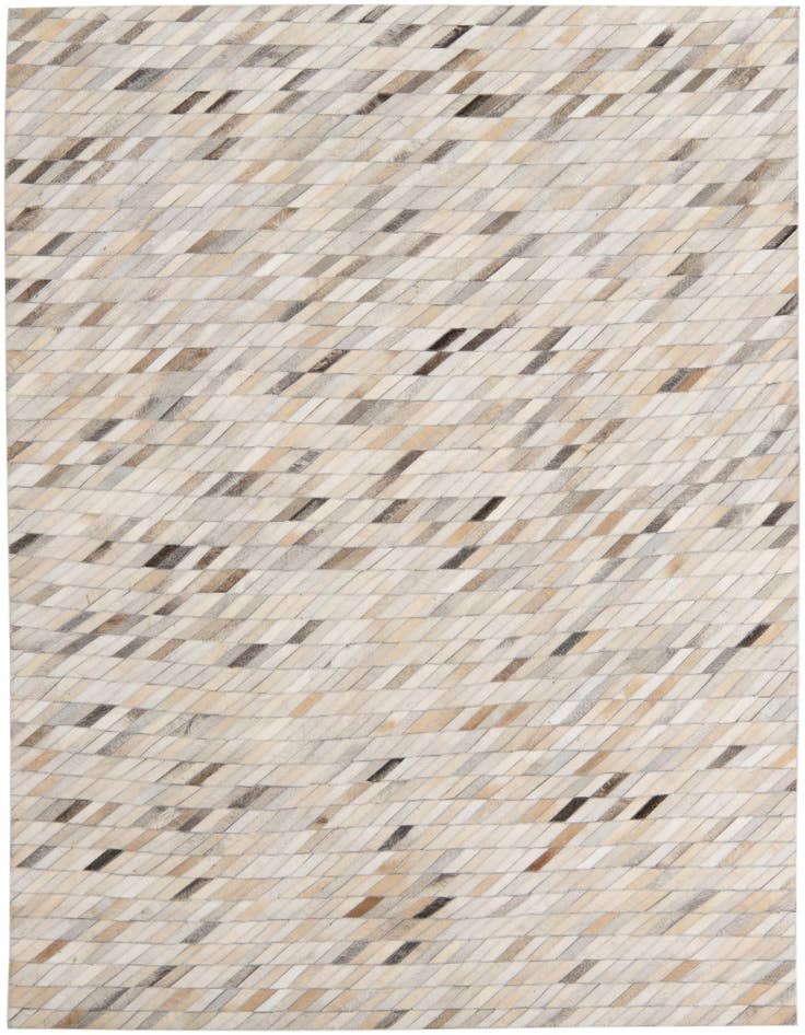 Detail image of 5' x 7' 6 Cowhide Leather Rug