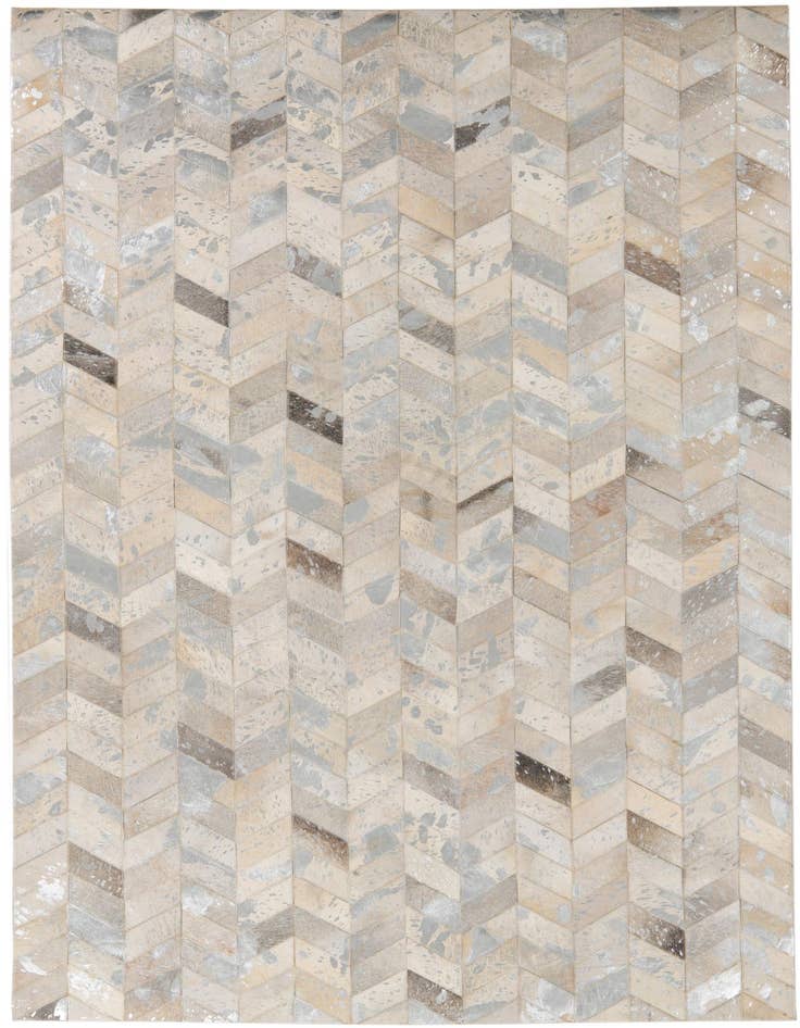 Detail image of 5' x 8' Cowhide Leather Rug