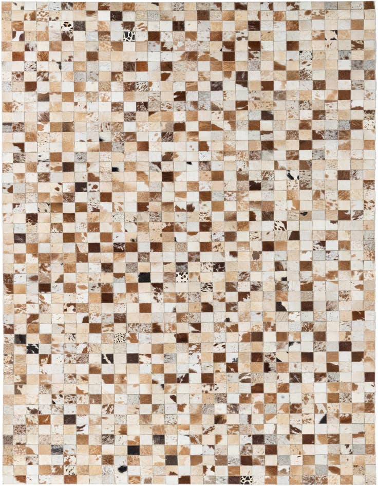 Detail image of 5' x 8' Cowhide Leather Rug