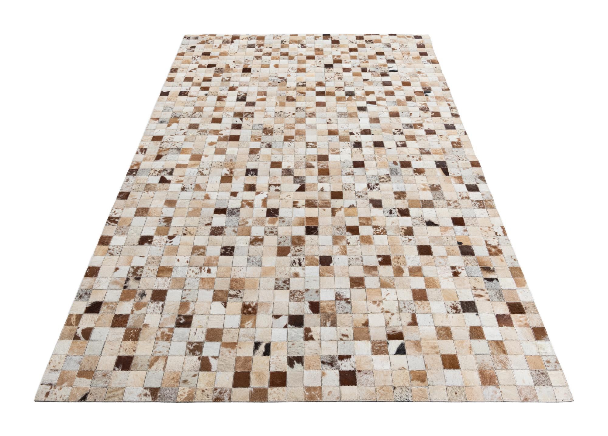 5' x 8' Cowhide Leather Rug