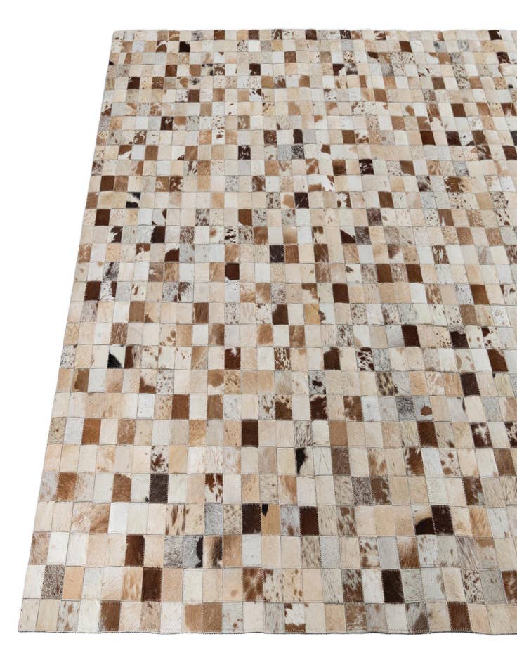 Detail image of 5' x 8' Cowhide Leather Rug