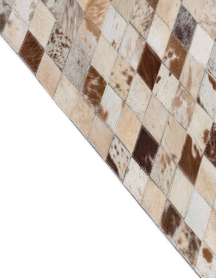 Detail image of 5' x 8' Cowhide Leather Rug