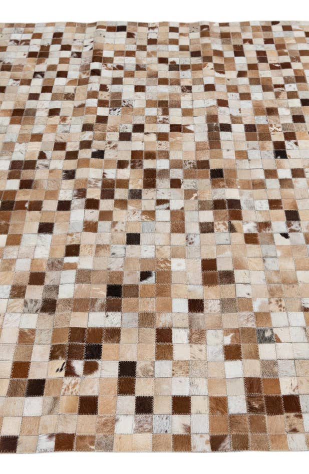 Detail image of 5' x 8' Cowhide Leather Rug