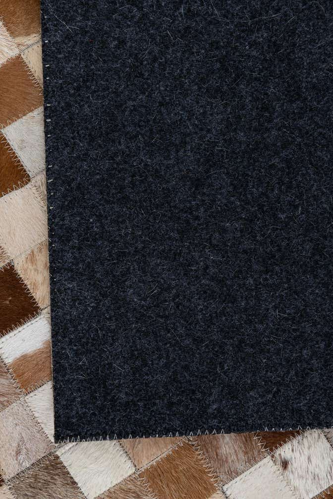 5' x 8' Cowhide Leather Rug