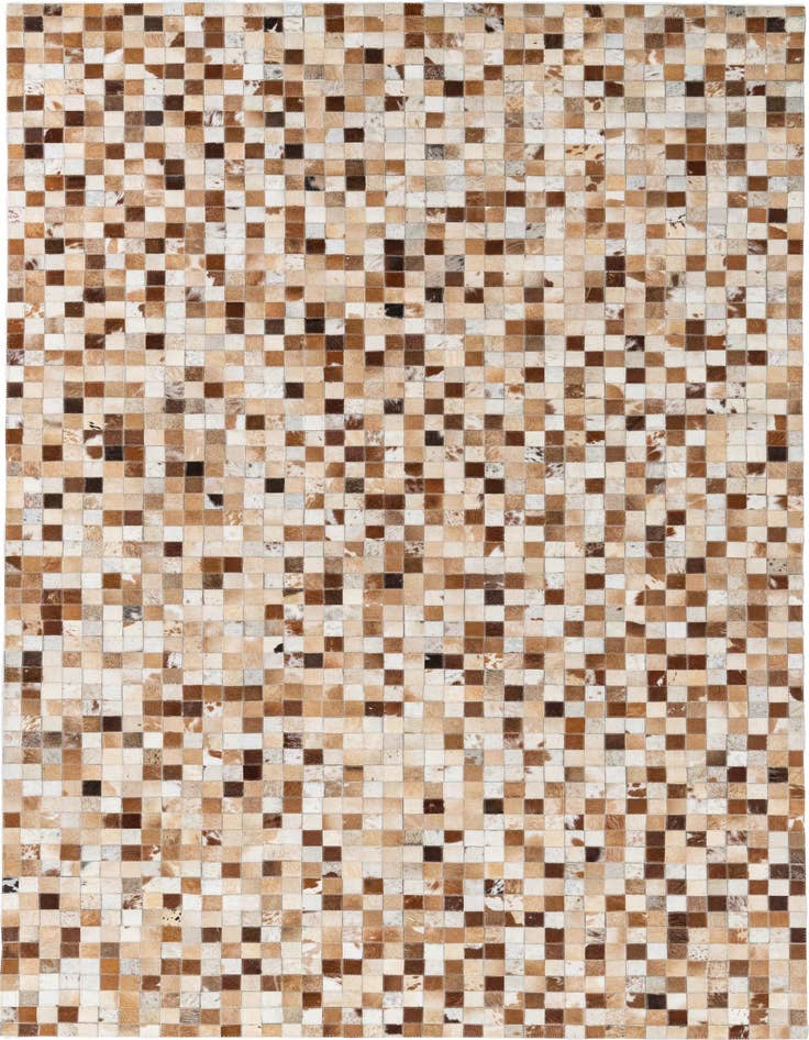 Detail image of 5' x 8' Cowhide Leather Rug