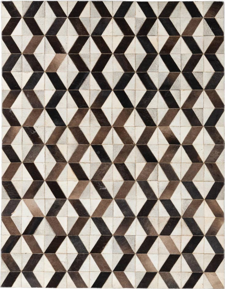 Detail image of 5' x 8' Cowhide Leather Rug