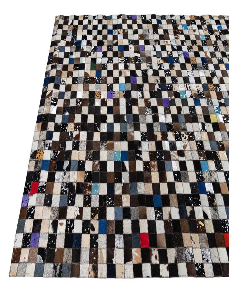 Detail image of 5' x 8' Cowhide Leather Rug