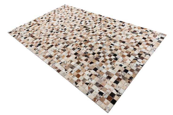 Detail image of 5' x 8' Cowhide Leather Rug