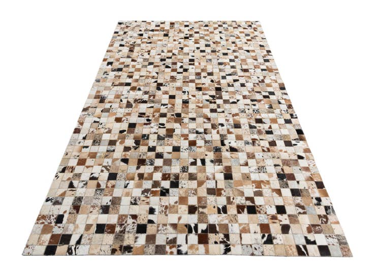 Detail image of 5' x 8' Cowhide Leather Rug
