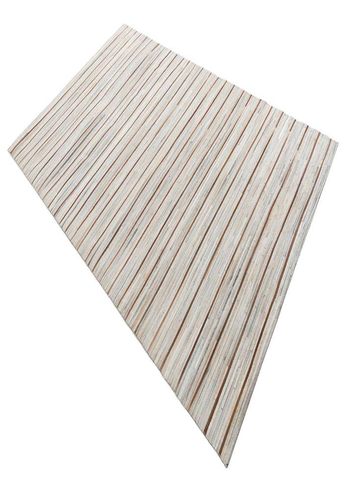 5' x 8' 2 Cowhide Leather Rug