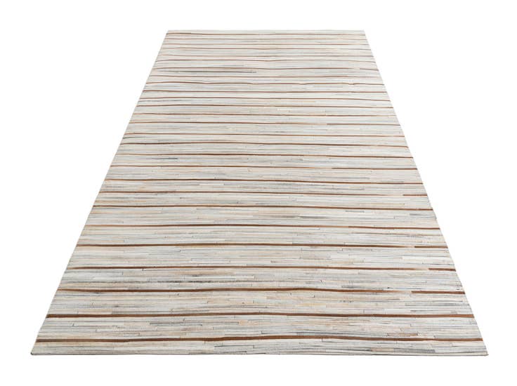 Detail image of 5' x 8' 2 Cowhide Leather Rug