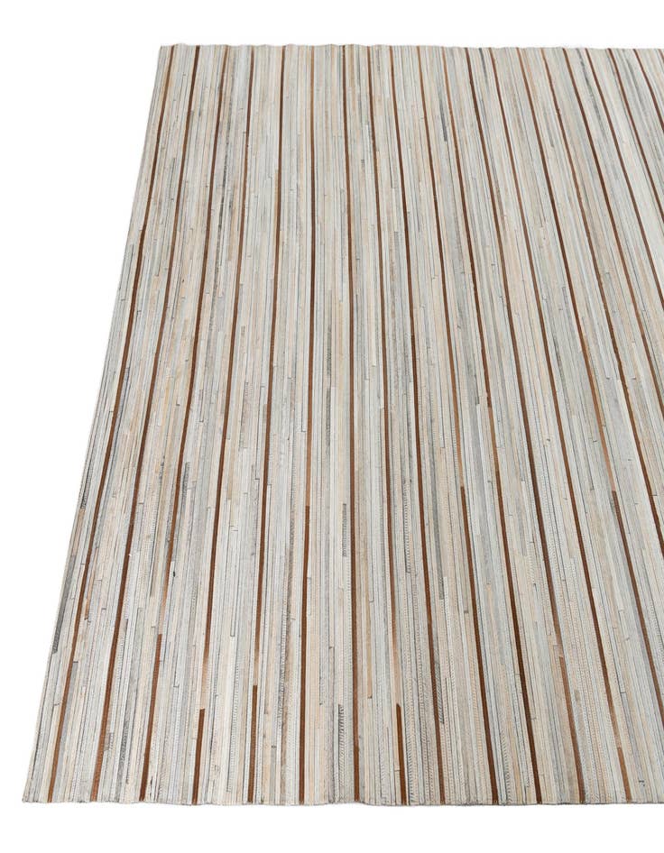 Detail image of 5' x 8' 2 Cowhide Leather Rug