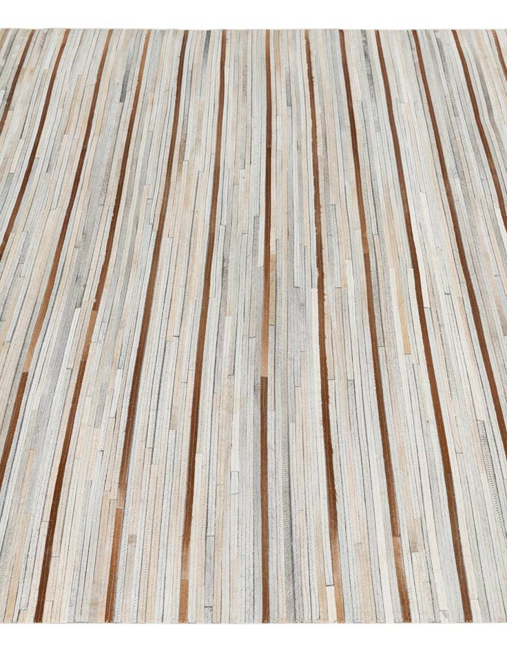 Detail image of 5' x 8' 2 Cowhide Leather Rug