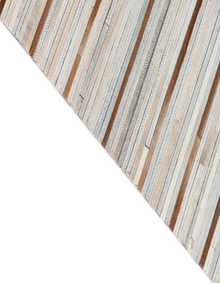 Detail image of 5' x 8' 2 Cowhide Leather Rug