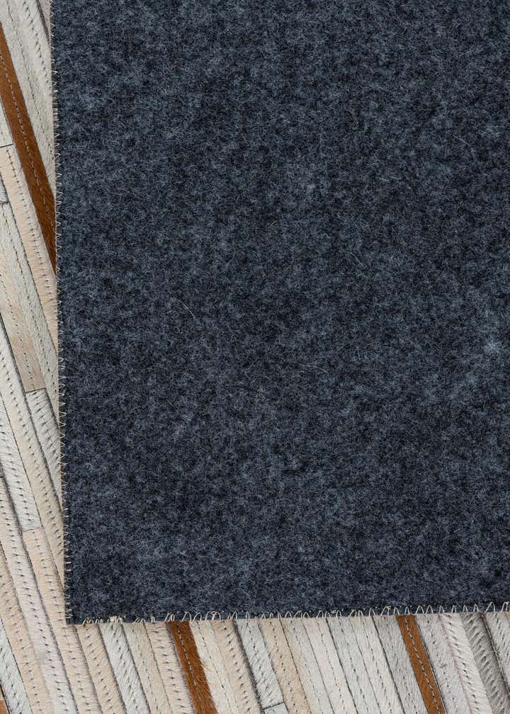 5' x 8' 2 Cowhide Leather Rug