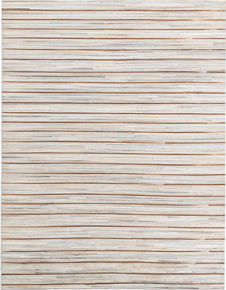 Detail image of 5' x 8' 2 Cowhide Leather Rug